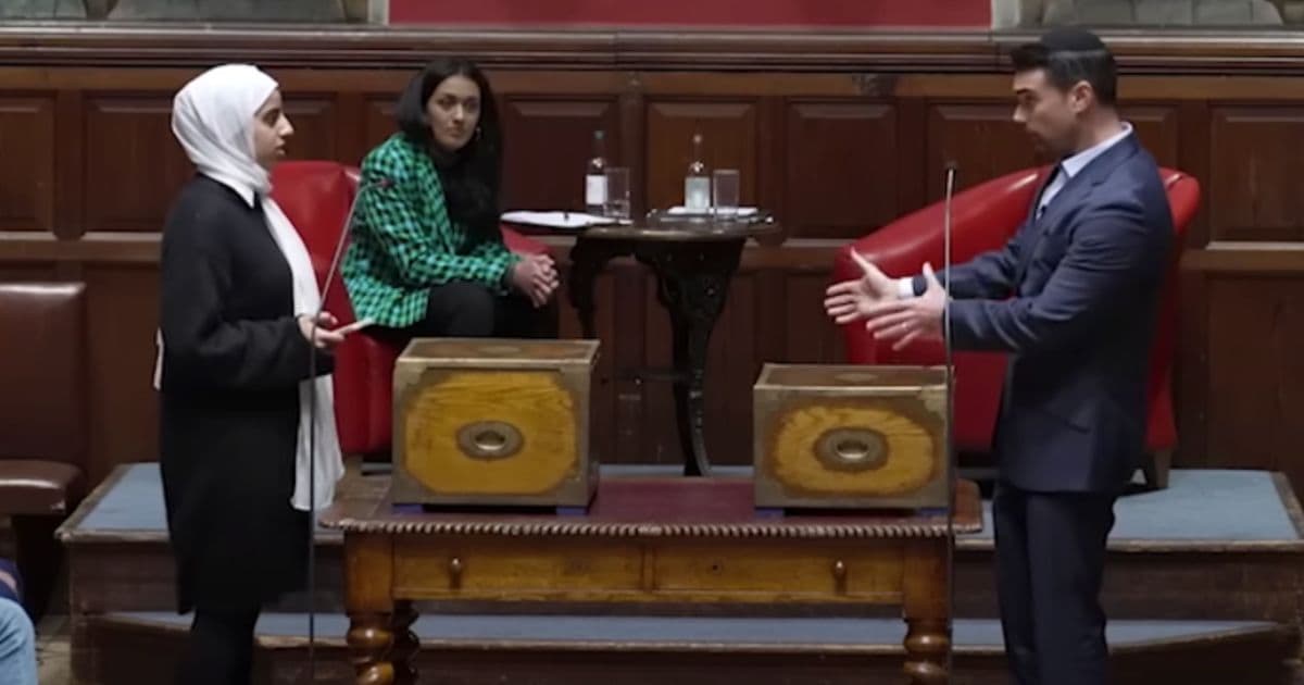 Watch: Ben Shapiro Systematically Schools Oxford Students During Israeli-Palestinian Debate
