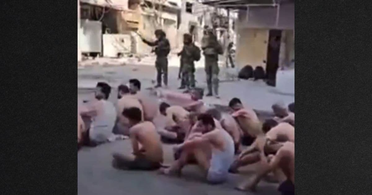 Images of Reported Mass Surrender of Hamas Terrorists Go Viral