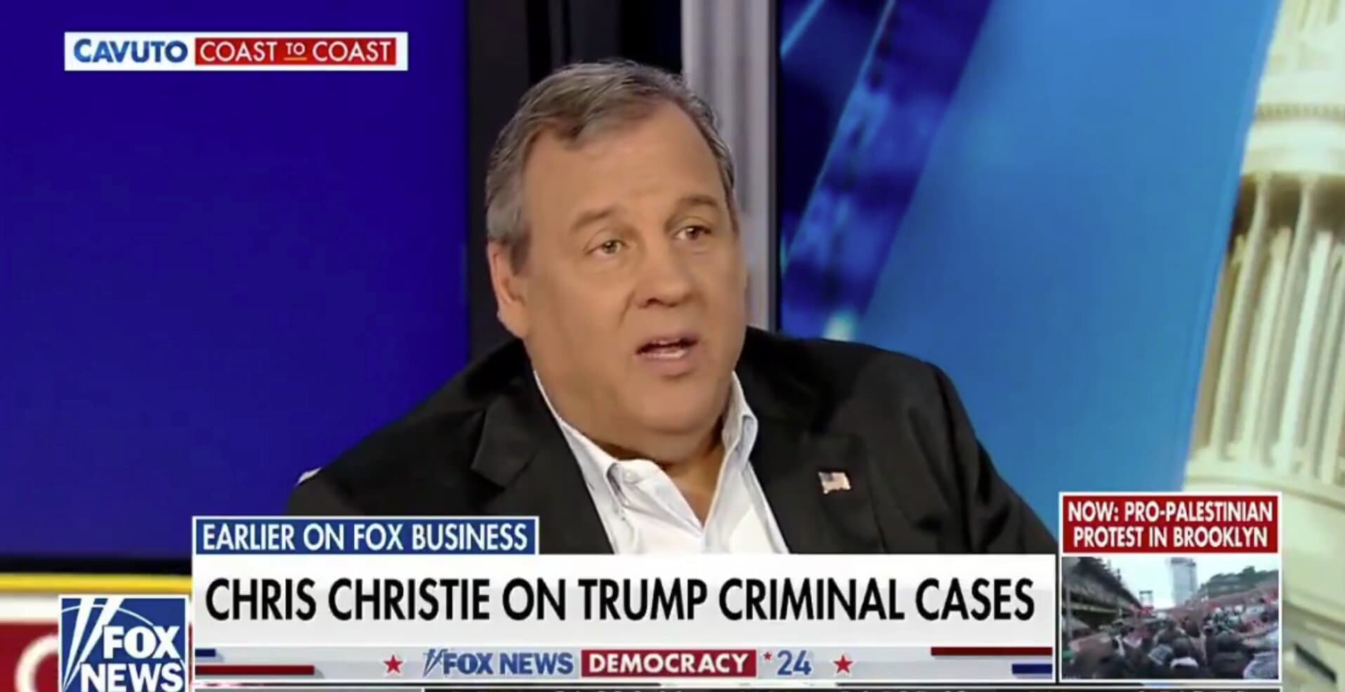 Christie Predicts Trump Will Not Be Able to Vote for Himself if He Is the Nominee