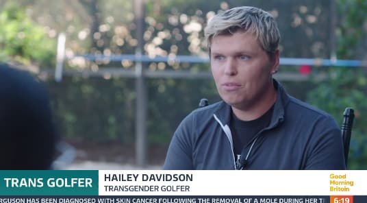Transgender Golfer Hailey Davidson Acknowledges ‘Men Do Have Advantages’