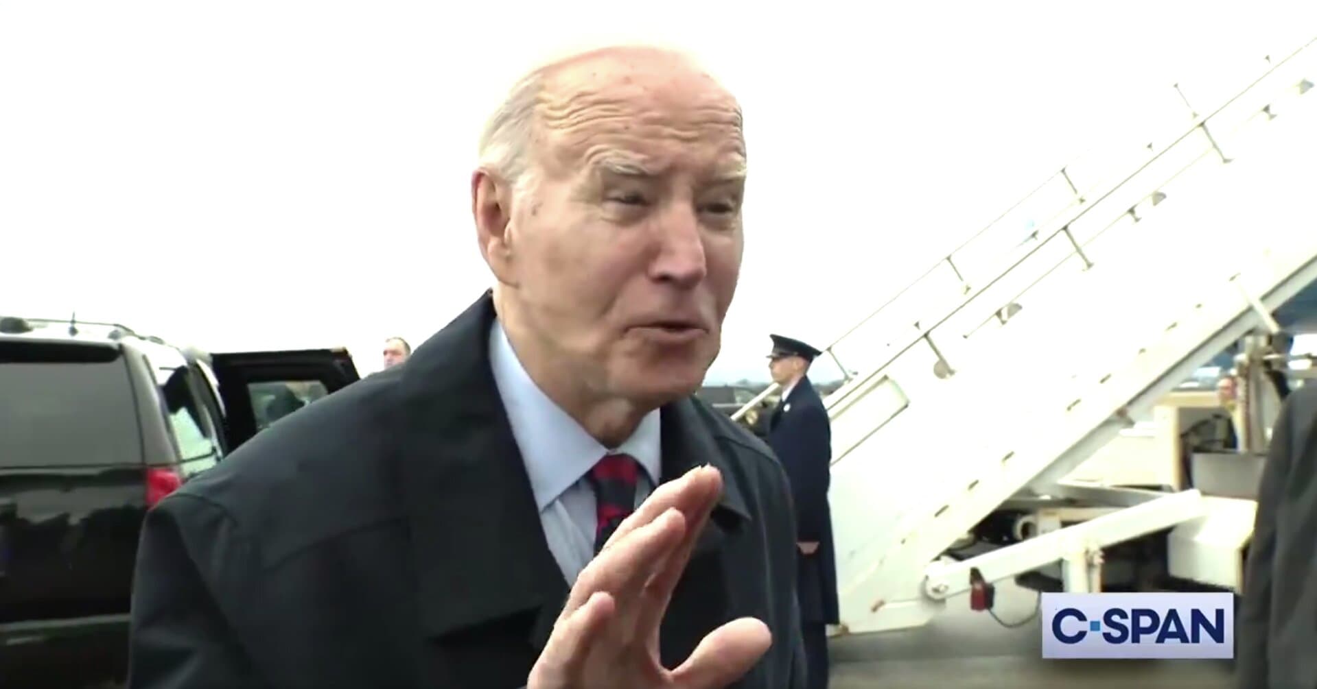 Biden Insists He’s Ahead in the Polls When Asked About Dems Concerned About His Standing