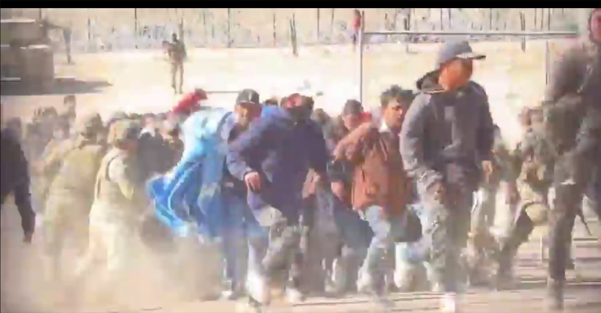 Watch: Migrants ‘Overrun’ Texas National Guard at the Border