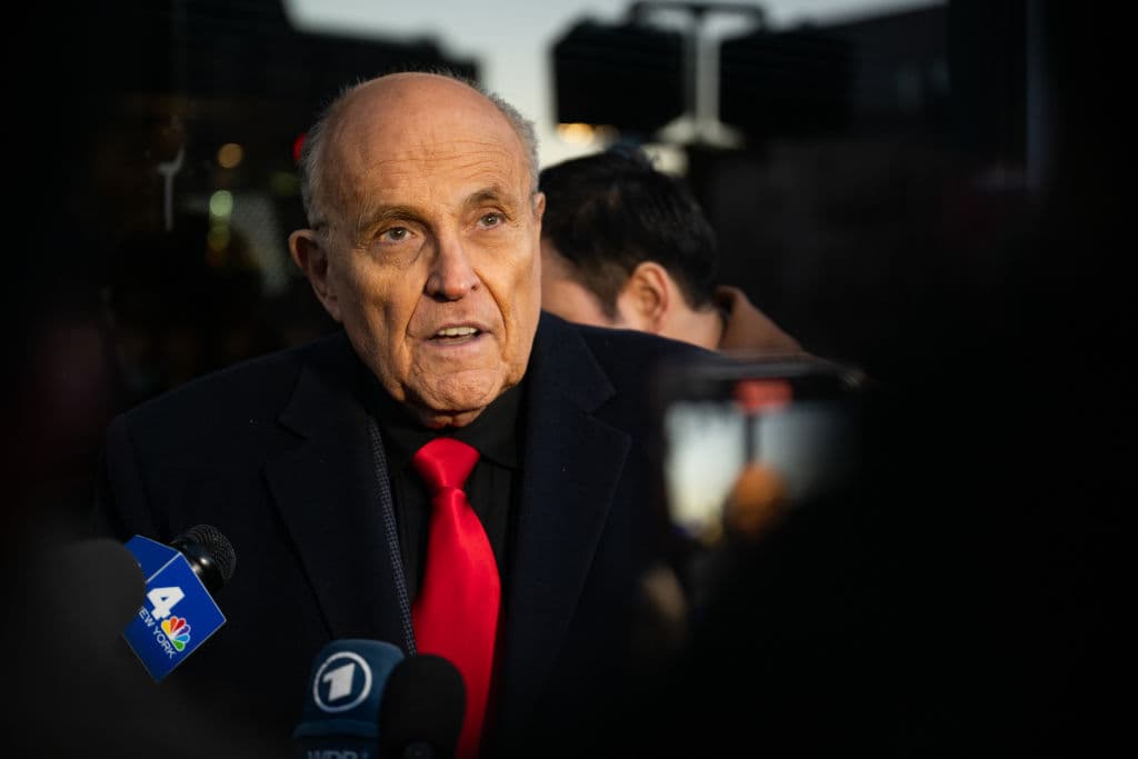 Giuliani Agrees to Stop Telling Lies About 2020 Election Workers