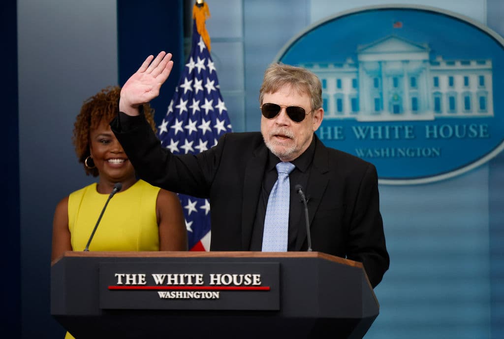 Mark Hamill Roasted for Sharing ‘Cringe’ Story About Meeting Biden: ‘Can I Call You Jobi-Wan Kenobi?’