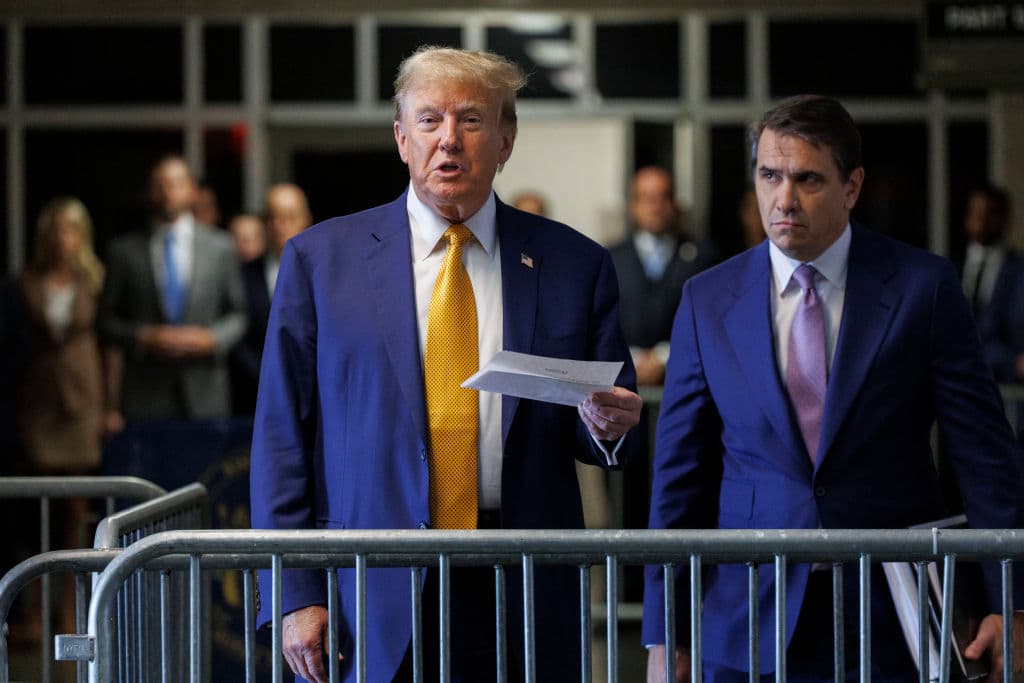 Watch: Trump Sidesteps Judge’s Gag Order, Reads CNN’s News Report on the Trial