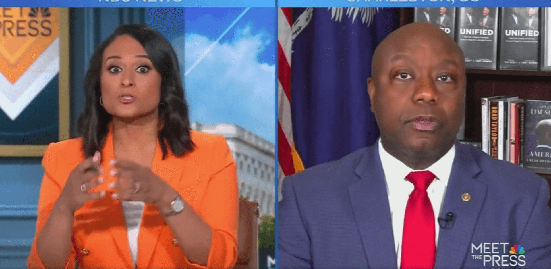 Tim Scott Repeatedly Pressed to Commit to Accept the 2024 Election Results
