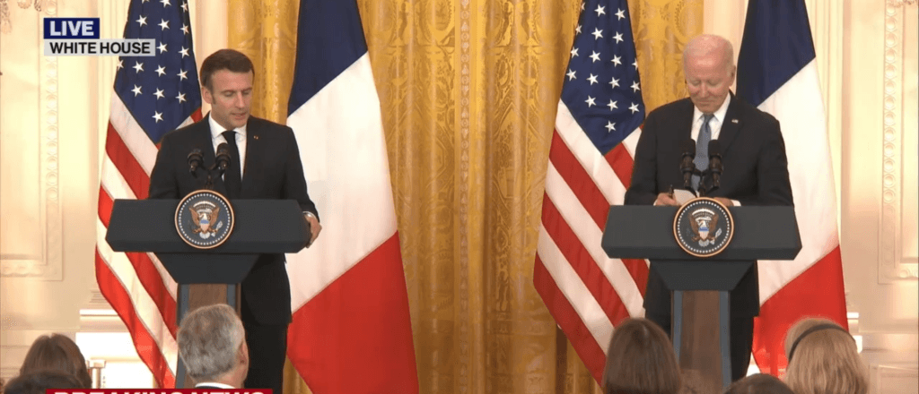 Team Biden Reportedly Worrying Behind Closed Doors That France’s Liberal Darling President Is Electorally Doomed