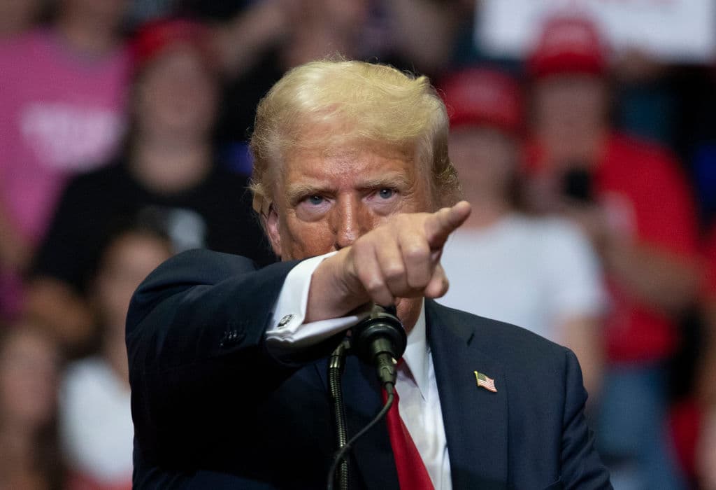 Trump Claims Harris Hates Jewish People; Her Husband Is Jewish