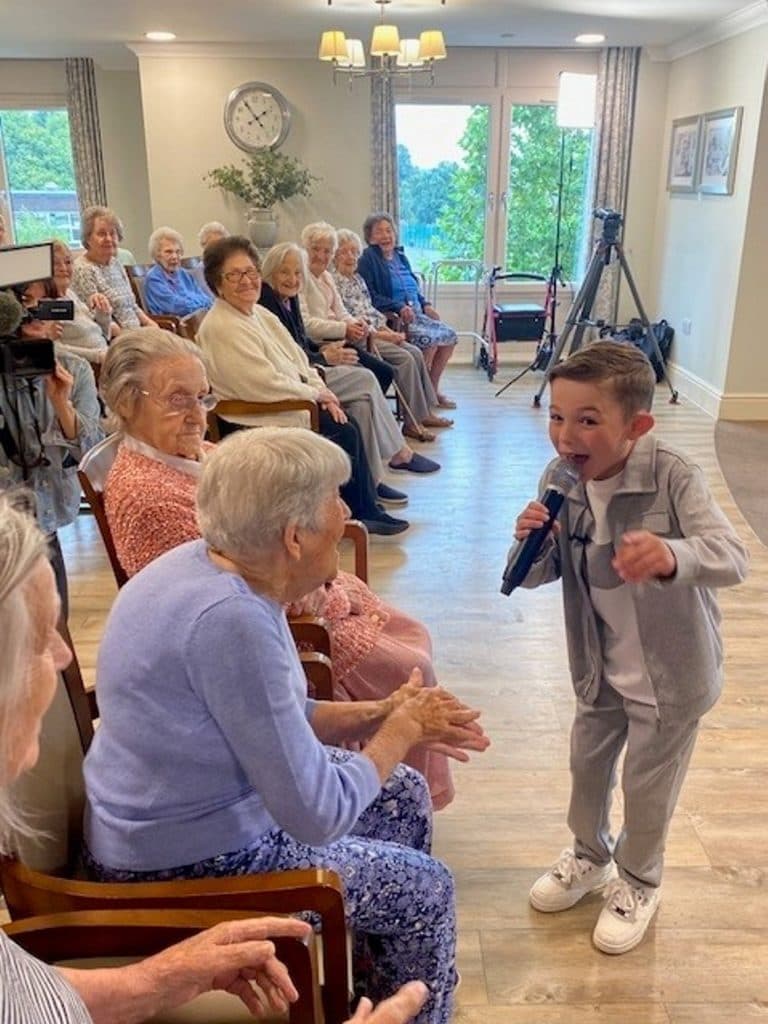 Eight-Year-Old ‘Britain’s Got Talent’ Star Delights Elderly Residents At Bristol Care Home‌
‌