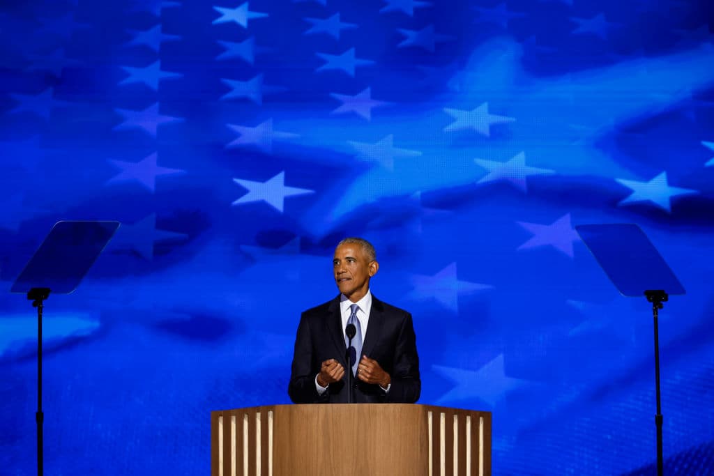 Obama Raises Eyebrows With Joke About Trump’s ‘Weird Obsession With Crowd Size’