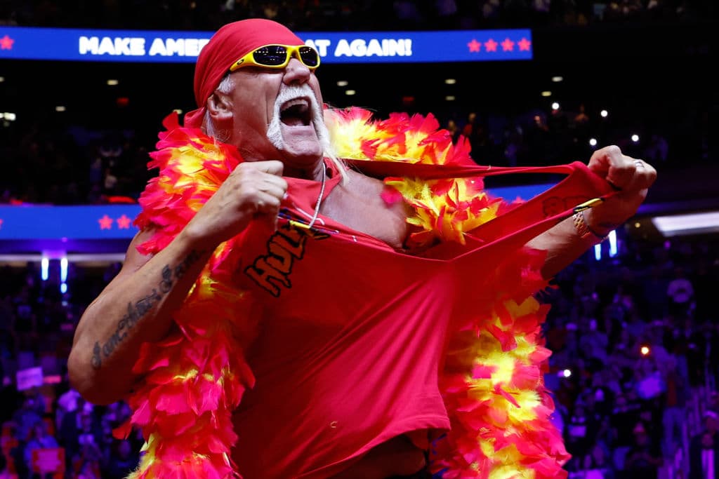 Hulk Hogan Fires Up ‘Trumpamaniacs’ at MSG Trump Rally