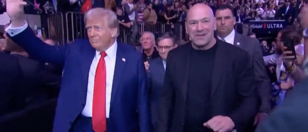 Trump Gets Hero’s Welcome At NYC UFC Event