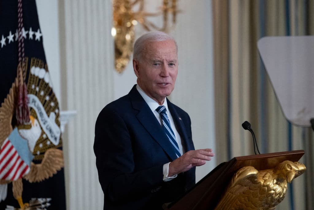 Biden Snaps at Reporters, Touts His Experience