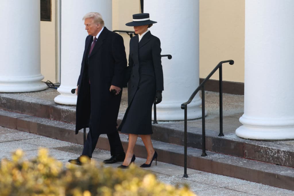 Trump Attends Traditional Church Service Ahead Of Inauguration