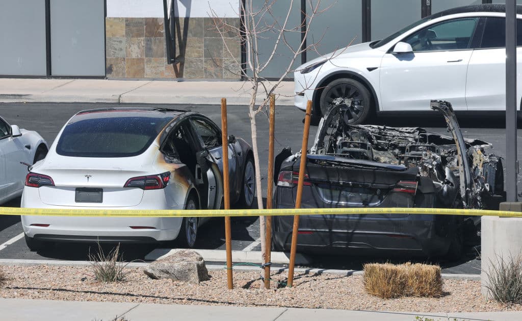 Trump Calls Tesla Vandals ‘Terrorists’