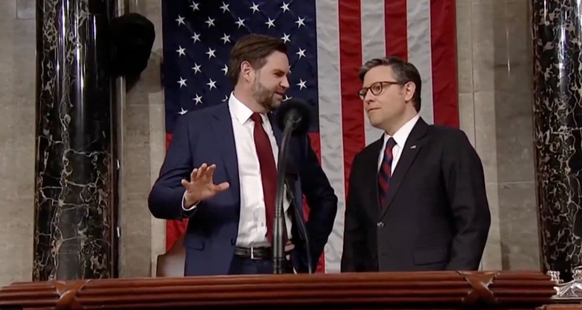 ‘This is Gold’: Vance, Johnson Caught on Hot Mic Ahead of SOTU Address