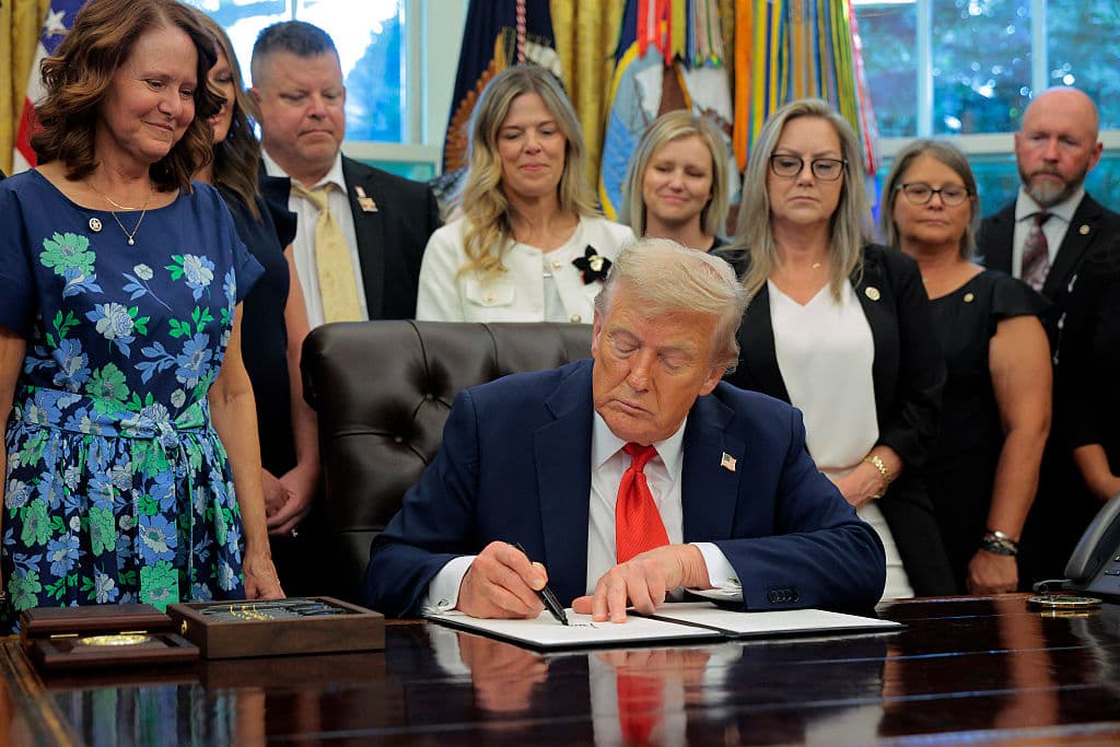 Abbey Gate Gold Star Families, Trump Mark 4th Anniversary 