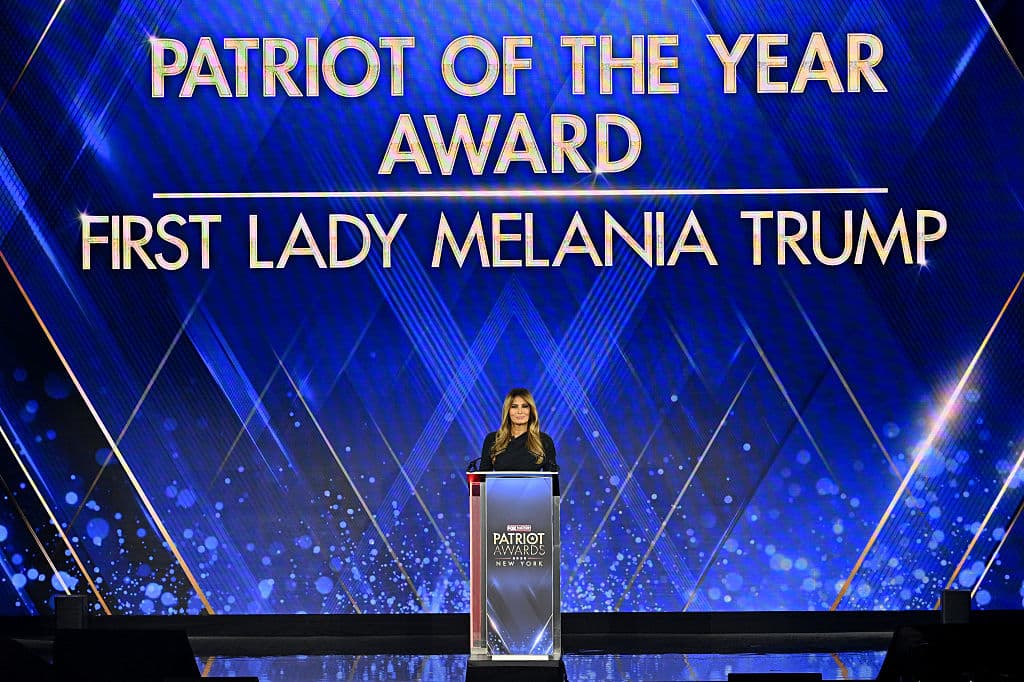 Melania Trump Named ‘Patriot of the Year’