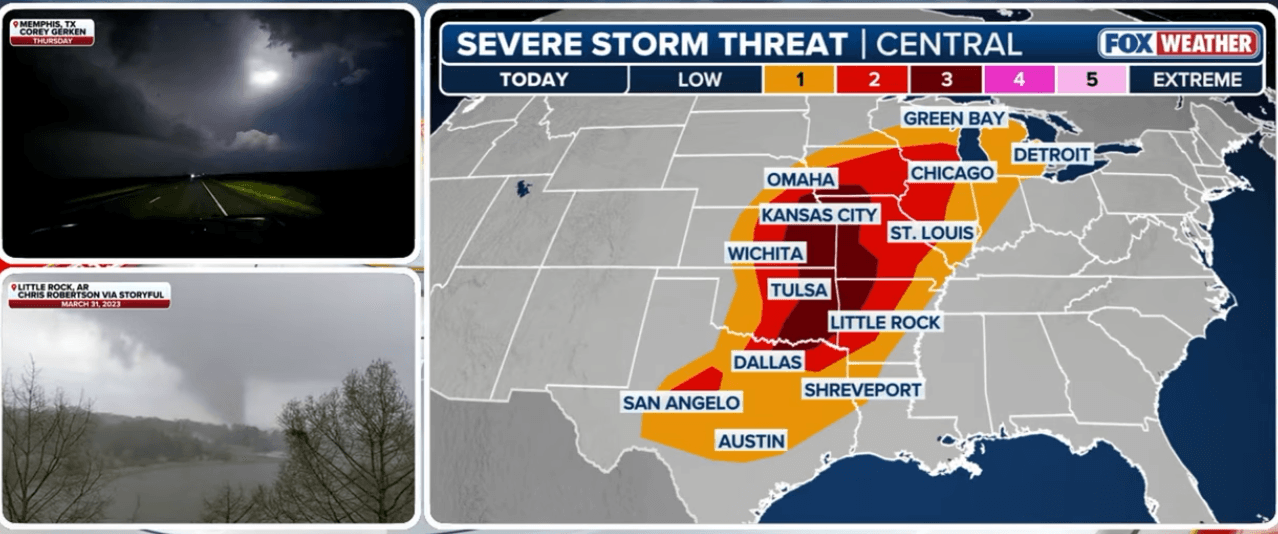 ‘Monster Hail’ And Tornadoes Threaten Millions Across Plains And Midwest