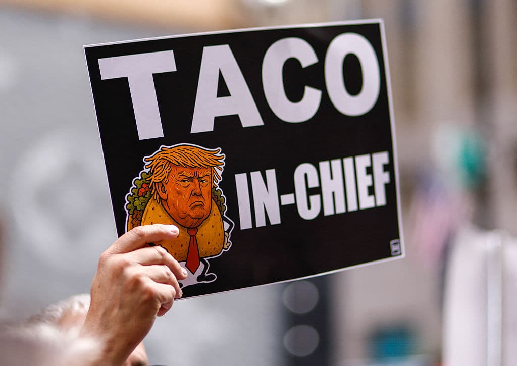 Wall Street Has New Word to Mock Trump, Saying Adios to TACO