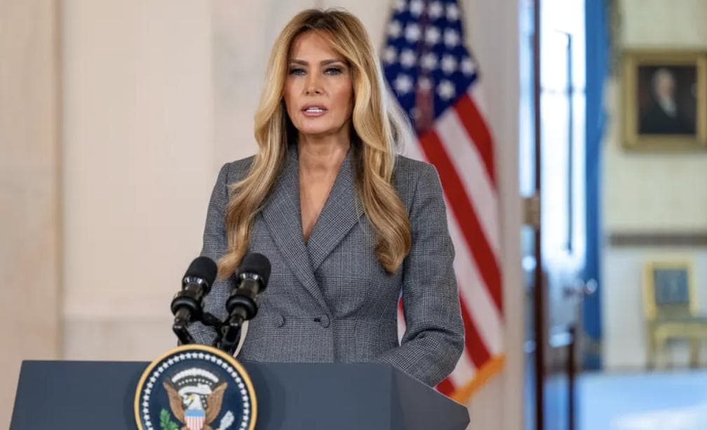 Melania Trump Delivers White House Speech