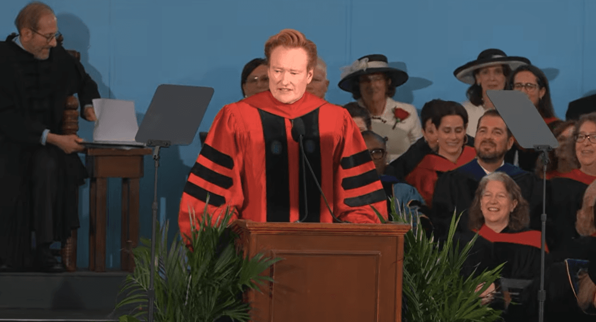 Watch: Conan O’Brien Targets Trump in Harvard Speech