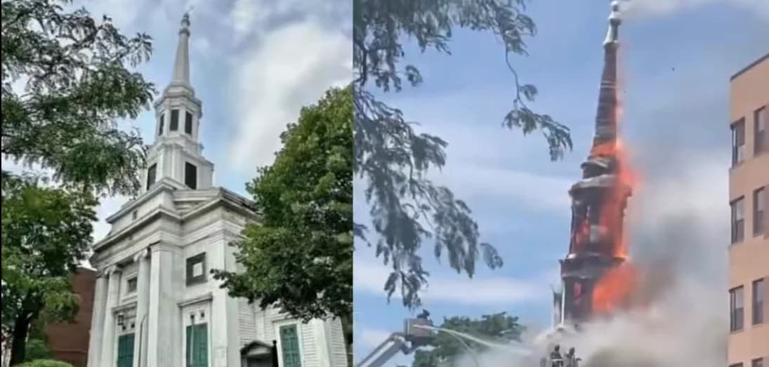 Authorities Eye Person of Interest in Fire That Destroyed 173-Year-Old Brooklyn Church
