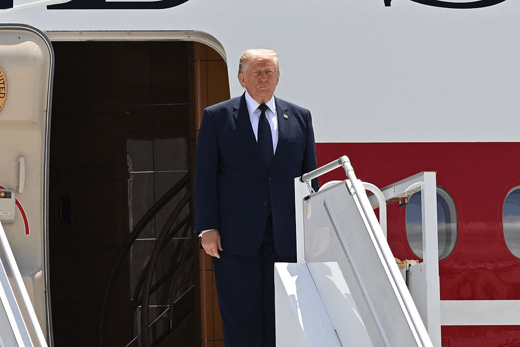 Trump Brings Old Air Force One Out of Retirement Leaving Turkey