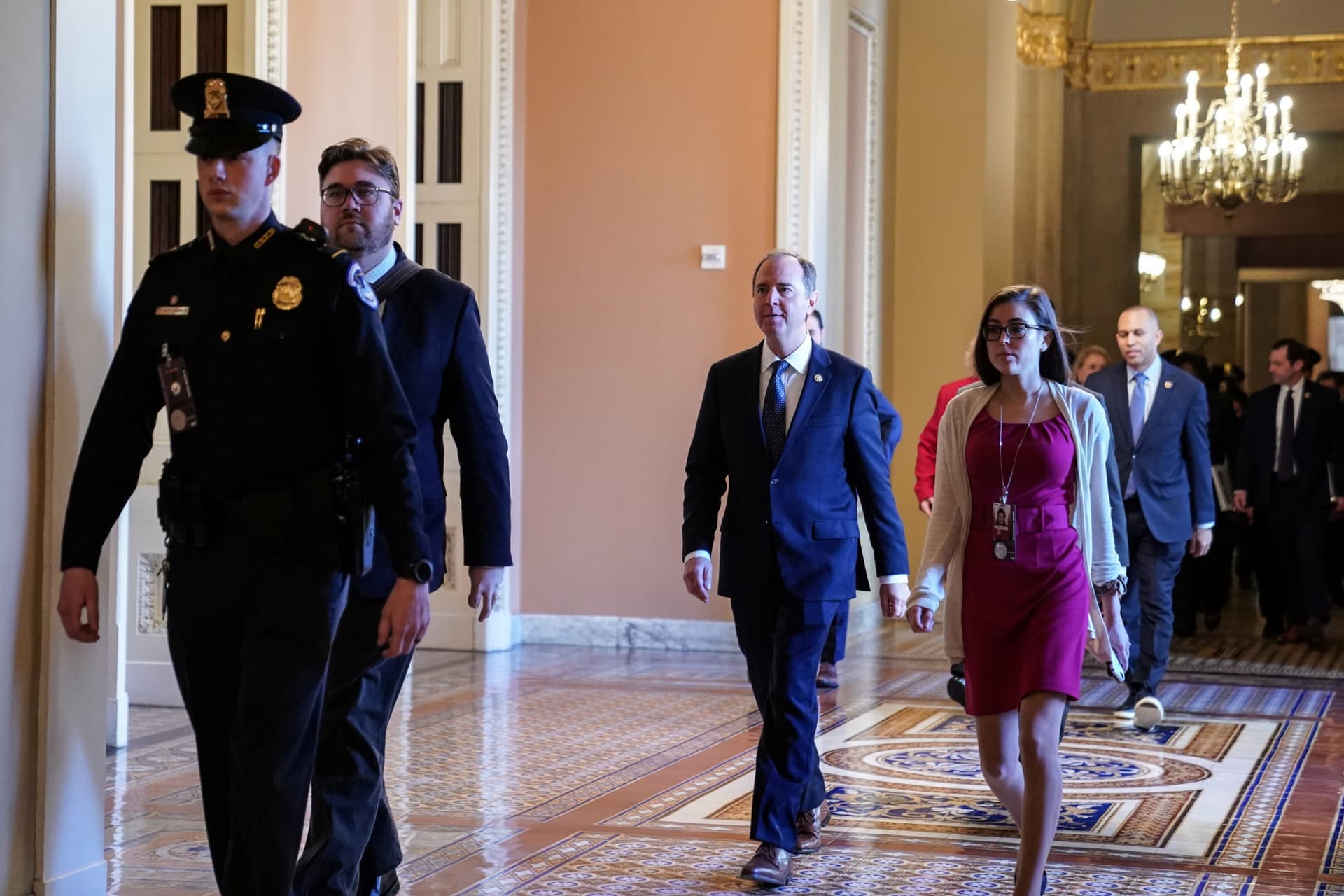 Democrats Pressure Resistant Republicans to Join Push to Oust Trump