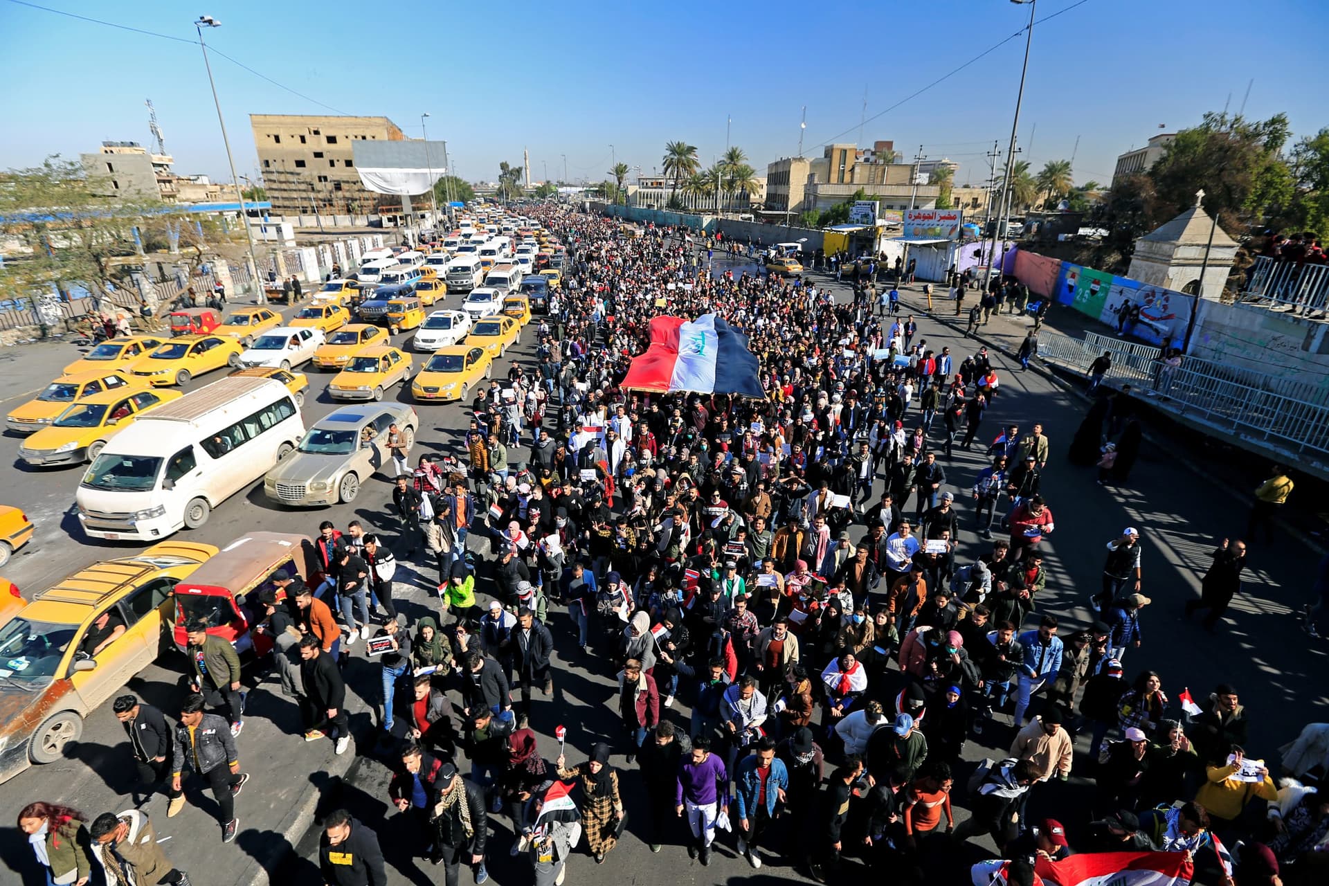 Iraq Security Forces Clash With Protesters in Baghdad, Other Cities