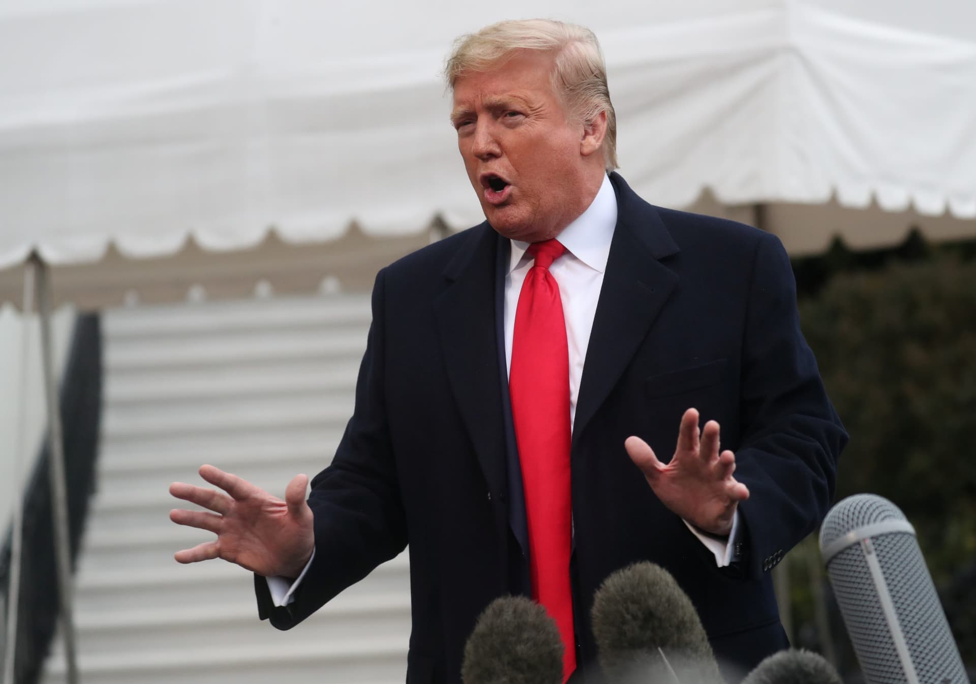 Trump Jokes He Is Only Nice to GOP Senators Because He Needs Their Vote in Impeachment