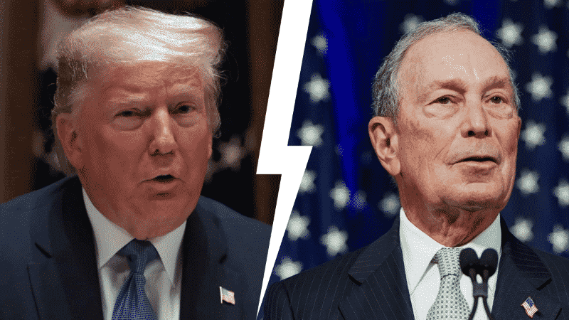 Trump Knocks Bloombergās Debating Skills and Poll Numbers