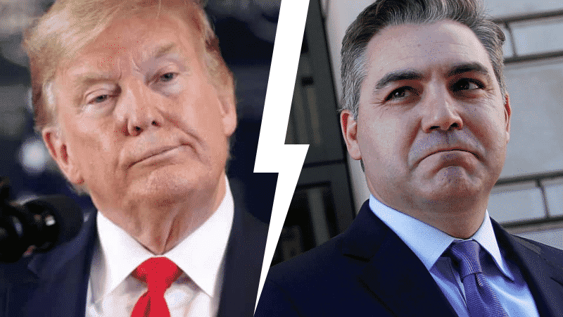 Trump Spars With CNNâs Jim Acosta Over Networkâs Reporting: âYou Ought to Be Ashamedâ