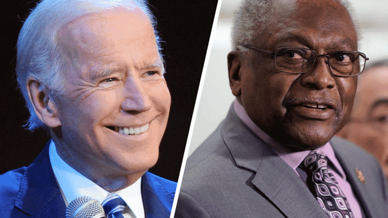 Clyburn Endorses Biden, Calls on South Carolinians to Back the Former VP Ahead of Stateās Primary