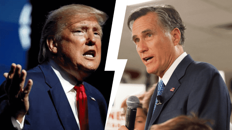 Trump Lashes out After Romney Breaks With Party to Convict Him on Abuse of Power Charge