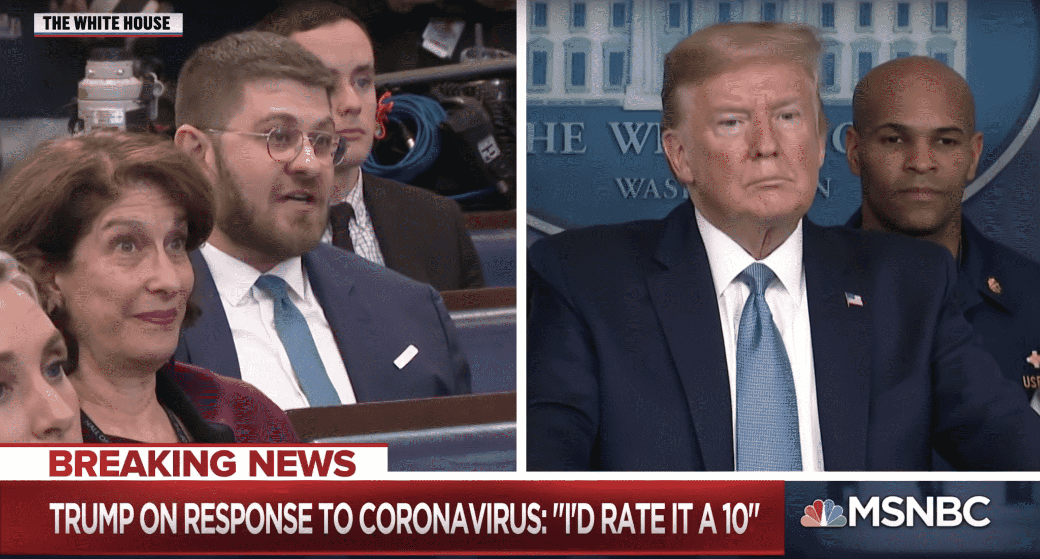 Trump on His Coronavirus Response: āIād Rate It a 10ā