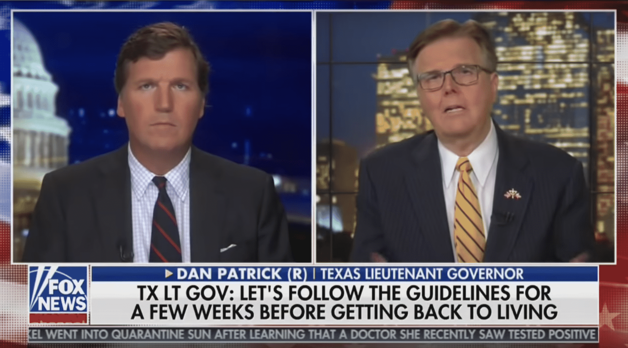 Texas Lt. Gov Says He Is Willing to Do âWhatever It Takesâ to Save the US Economy