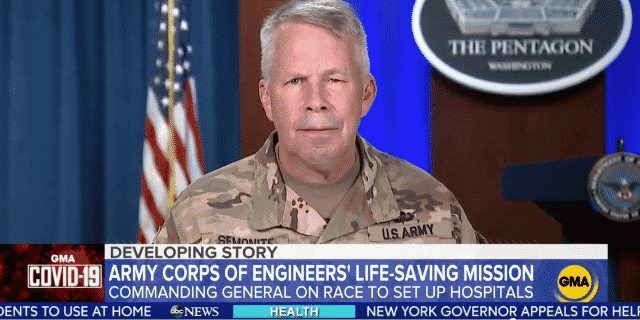 Army Corps of Engineers Lt. General Notes âBiggest Thingâ They Are Looking at With Coronavirus Crisis