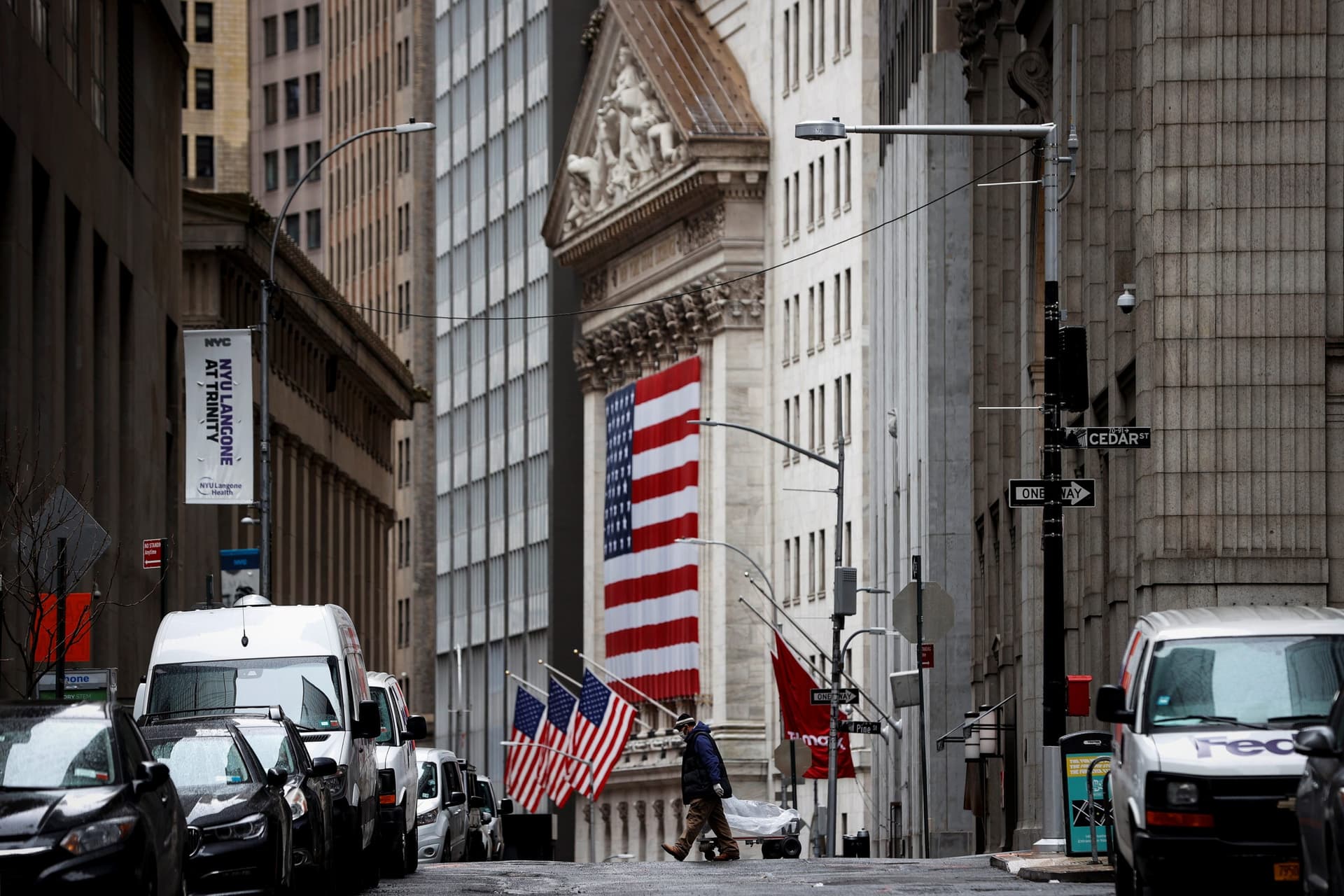 Wall Street Soars on Hopes of Slowing Coronavirus Deaths