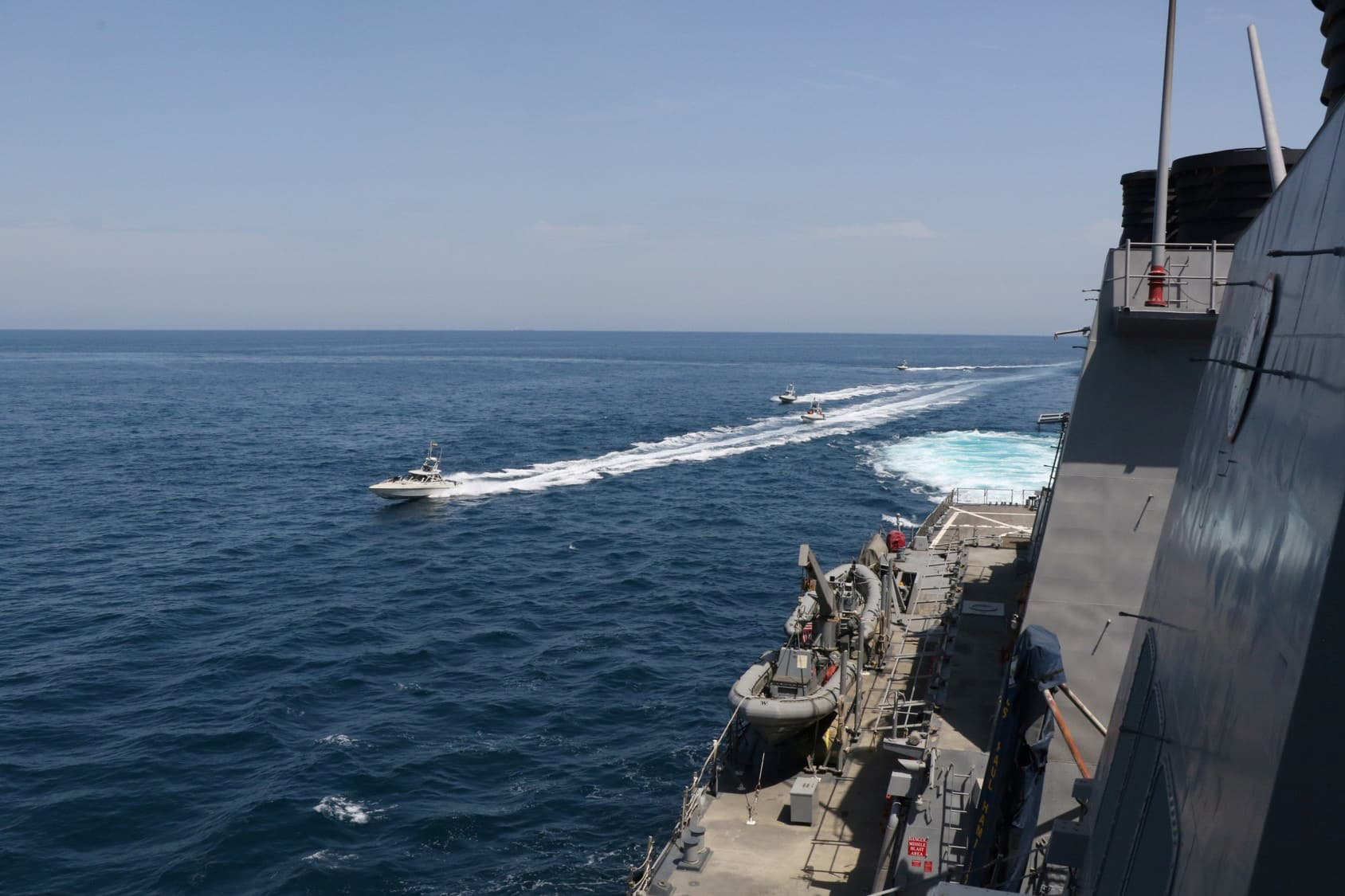 Trump Instructs U.S. Navy to Destroy Iranian Gunboats ‘If They Harass Our Ships at Sea’