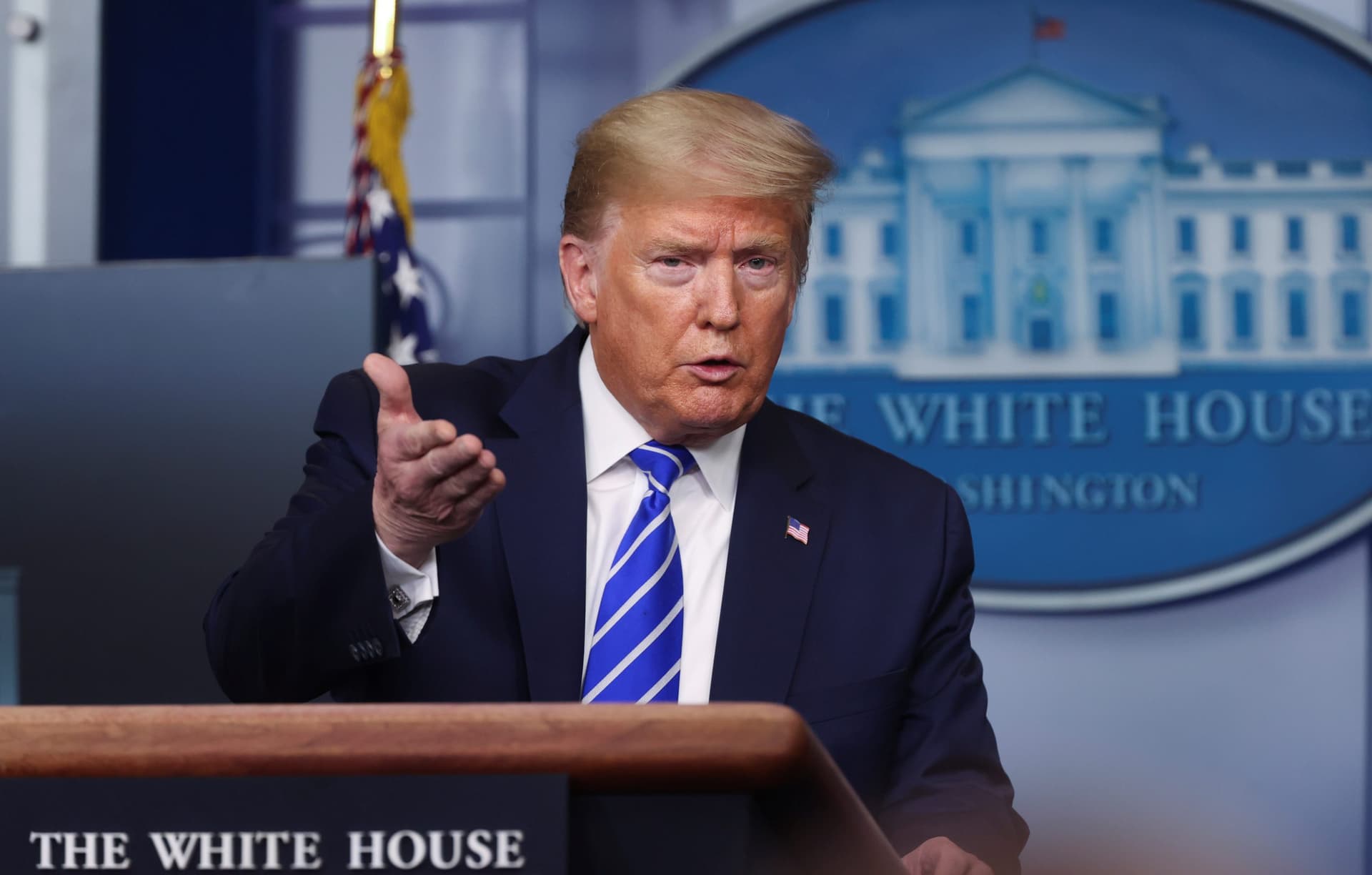 Trump Questions the āPurposeā of White House Coronavirus Briefings