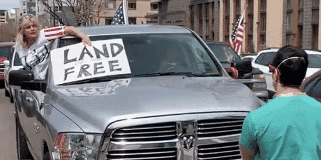 Nurses Fight Back Against Anti-Lockdown Protests Amid Coronavirus Pandemic
