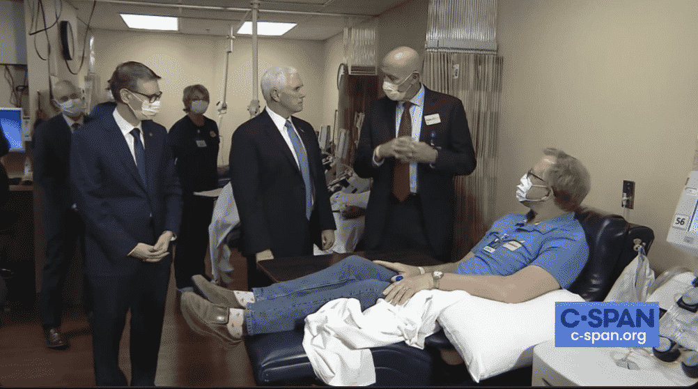 Pence Criticized for Not Wearing Face Mask During Visit to Mayo Clinic