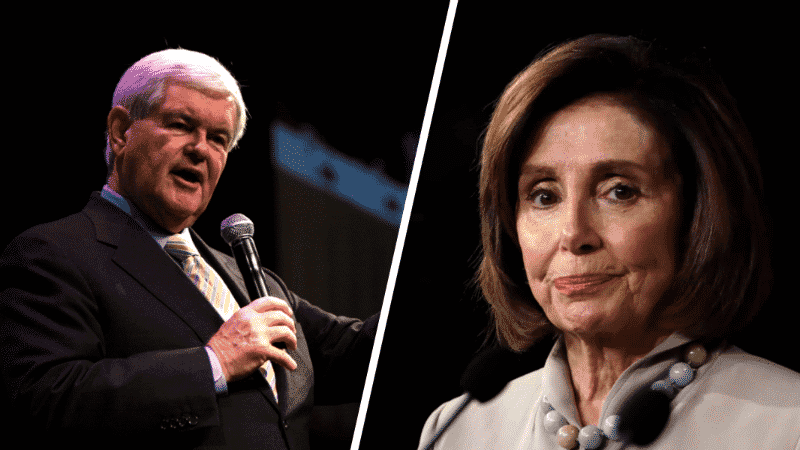 Gingrich Blasts Pelosi for Criticizing Trump, Calls Her a ‘Despicable’ and ‘Petty’ Politician
