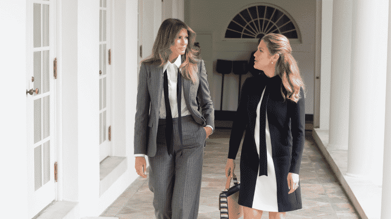 Melania Trump Speaks With Canada’s Sophie Grégoire Trudeau Following Her Coronavirus Recovery
