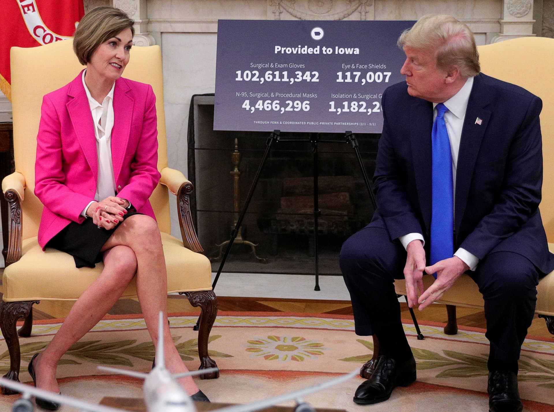 Iowa Governor, After Possible Coronavirus Exposure at White House, to Partially Self-Quarantine