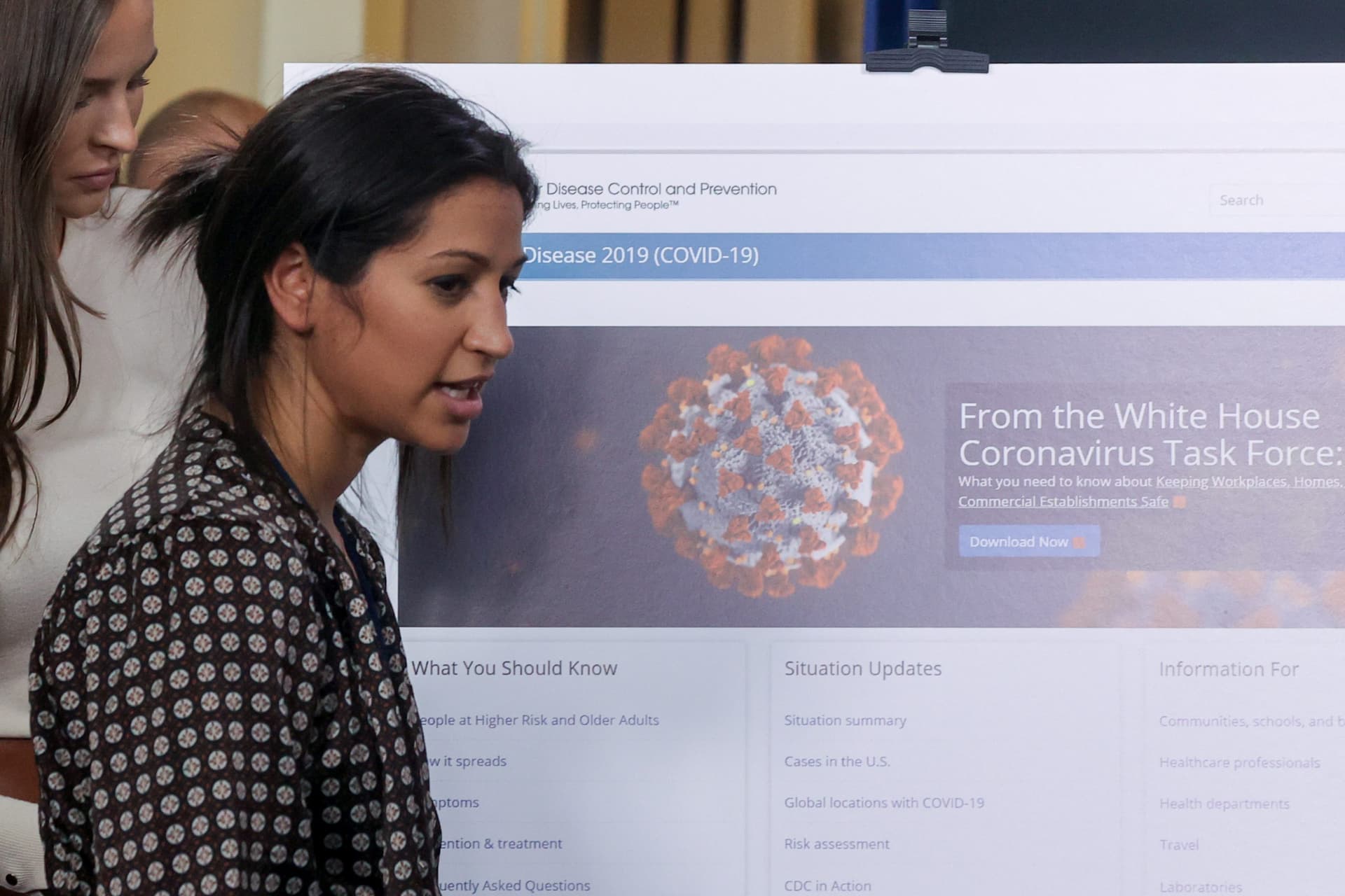 Penceās Press Secretary Katie Miller Back to Work After Recovering From COVID-19