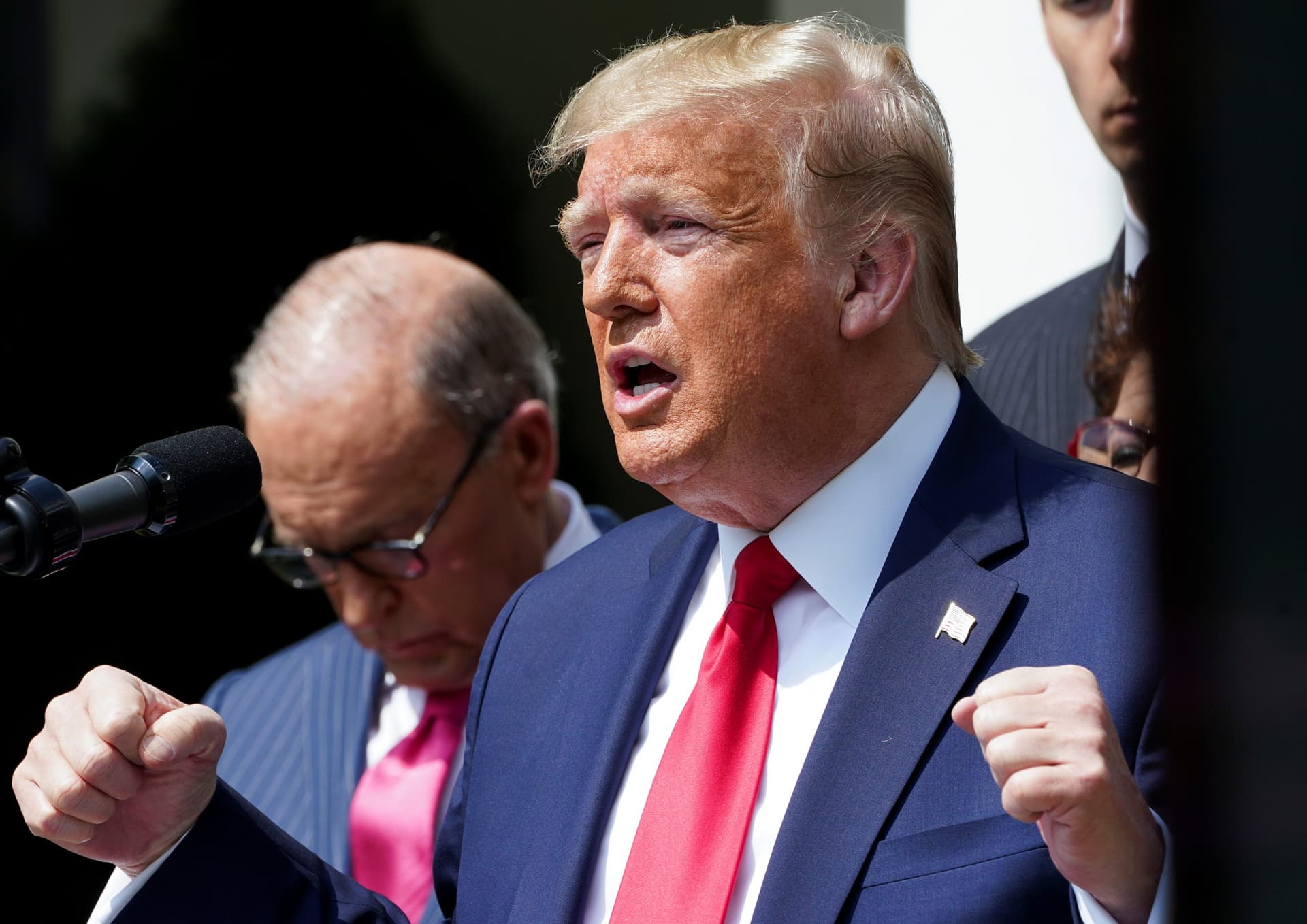 Trump Says âYou Have to Dominate the Streetsâ and Adds Itâs a âGreat Dayâ for George Floyd