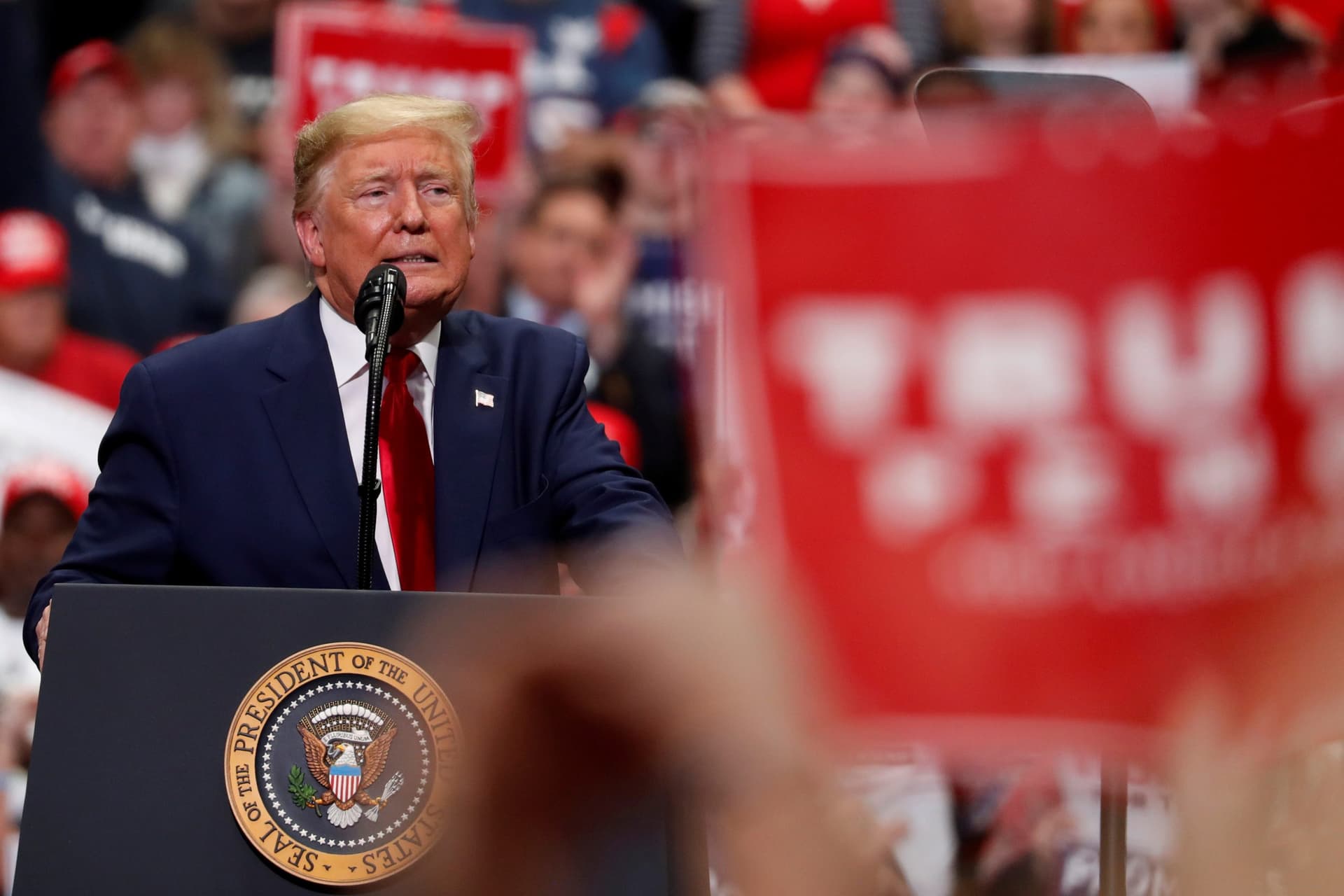 Trump Upcoming Rally in New Hampshire Postponed, Citing Inclement Weather