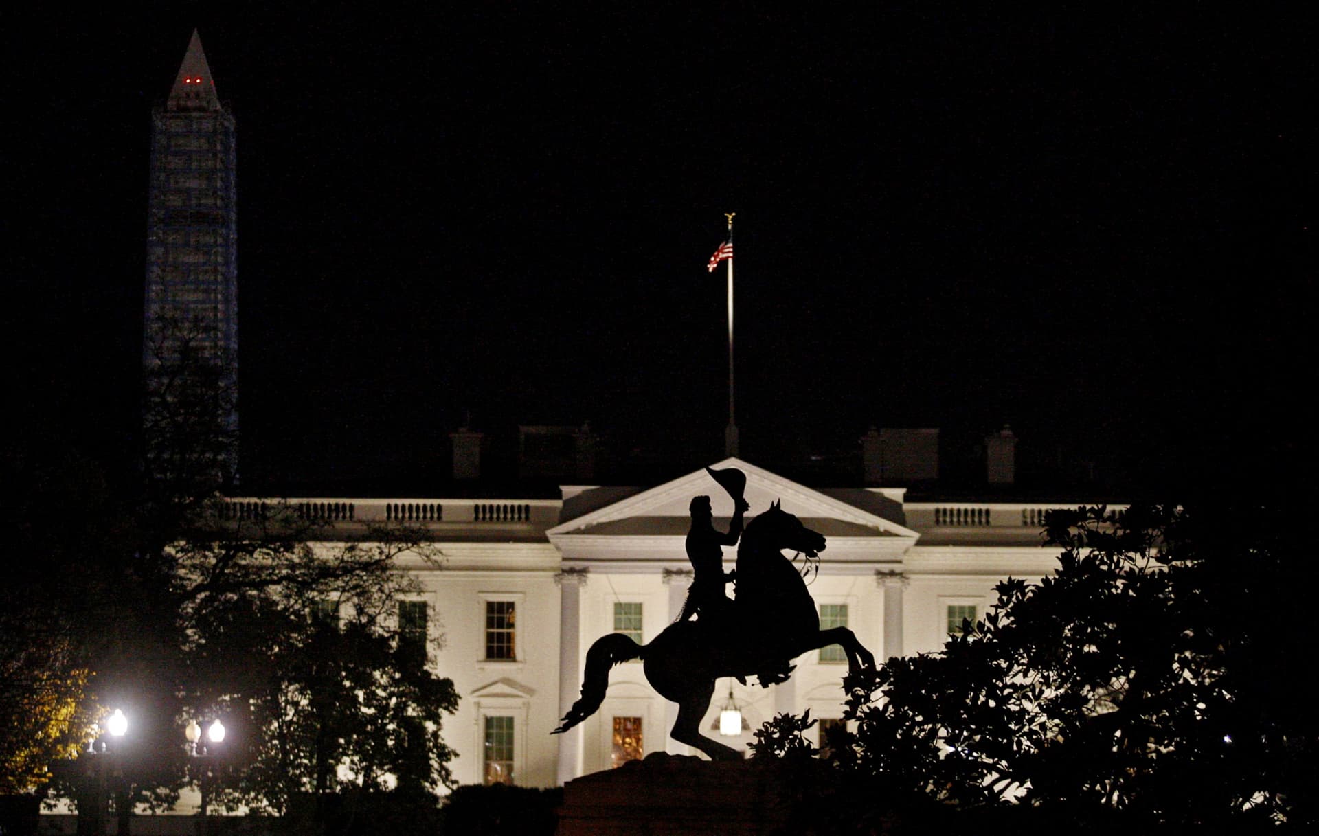 Four Arrested for Damage to Andrew Jackson Statue Near White House